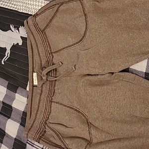 Brown sweat pants